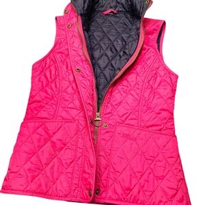 BARBOUR LIDDESDALE GILET QUILTED VEST SIZE 4